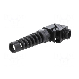 Cable gland | angular,with strain relief | M20 | 1.5 | IP68 | black