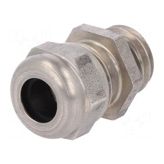 Cable gland | M10 | 1,5 | IP68 | Mat: stainless steel