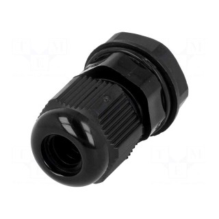 Cable gland | M12 | 1.25 | IP68 | polyamide | black | UL94V-2 | 12.1mm