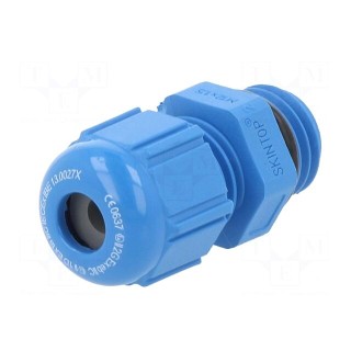 Cable gland | M12 | 1.5 | IP68 | polyamide | blue