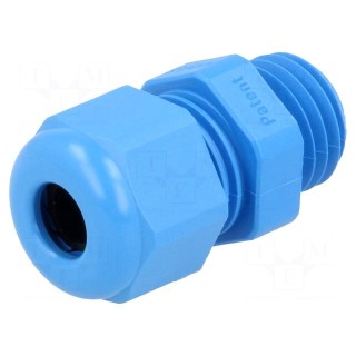 Cable gland | M12 | 1.5 | IP68 | polyamide | blue | UL94V-0 | HSK-K