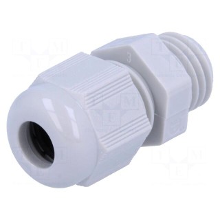 Cable gland | M12 | 1.5 | IP68 | polyamide | grey | HELUTOP HT-M