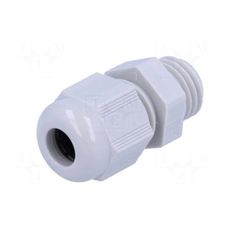 Cable gland | M12 | 1.5 | IP68 | polyamide | grey | HELUTOP HT-M