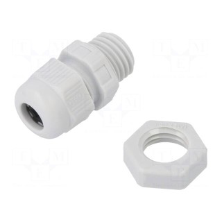 Cable gland | with metric thread | M12 | 1,5 | IP68 | Mat: polyamide