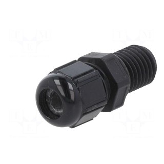 Cable gland | M12 | 1.5 | IP68 | polycarbonate | black