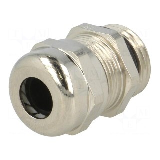 Cable gland | M16 | 1.5 | IP68 | brass | Body plating: nickel