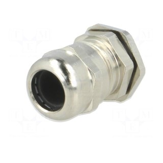 Cable gland | 1,5 | IP68 | Mat: brass | Body plating: nickel