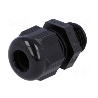 Cable gland | M16 | 1,5 | IP68 | Mat: polyamide | black