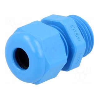 Cable gland | M16 | 1.5 | IP68 | polyamide | blue | UL94V-0 | HSK-K