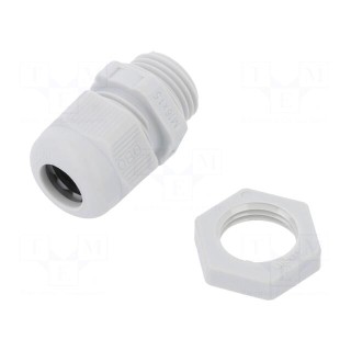 Cable gland | with metric thread | M16 | 1,5 | IP68 | Mat: polyamide