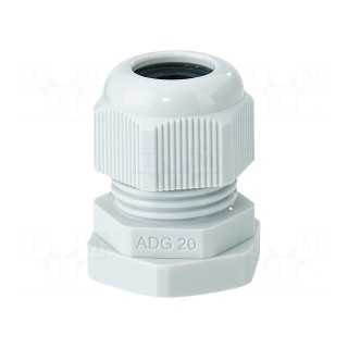 Cable gland | M20 | 1.5 | IP66 | polyamide | light grey