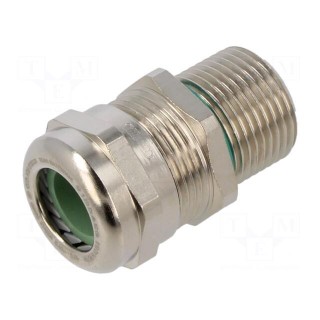 Cable gland | M20 | 1.5 | IP68 | brass | HSK-M-Ex-d