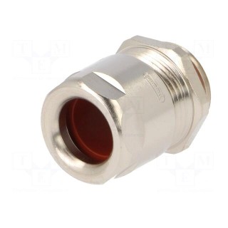 Cable gland | M20 | 1.5 | IP68 | brass | Body plating: nickel