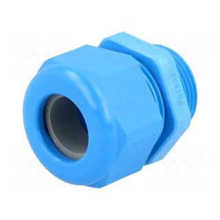 Cable gland | M25 | 1.5 | IP68 | polyamide | blue | UL94V-0 | HSK-K