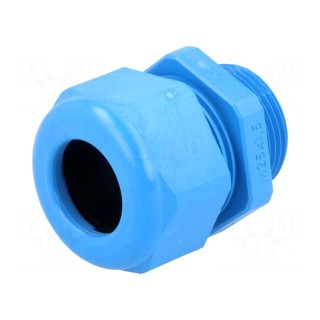 Cable gland | M25 | 1.5 | IP68 | polyamide | blue | UL94V-0 | HSK-K