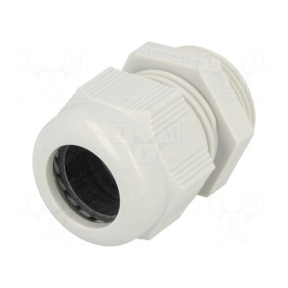 Cable gland | M25 | 1.5 | IP68 | polyamide | grey | HELUTOP HT-M