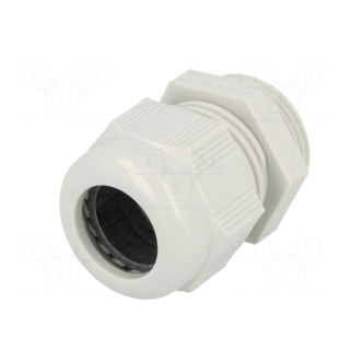 Cable gland | M25 | 1.5 | IP68 | polyamide | grey | HELUTOP HT-M