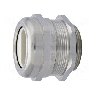 Cable gland | M50 | 1.5 | IP68 | brass | Body plating: nickel