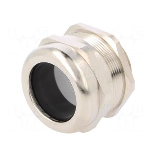 Cable gland | M40 | 1.5 | IP68 | brass | Body plating: nickel