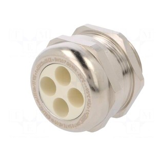 Cable gland | multi-hole | M32 | 1.5 | IP68 | brass | Holes no: 4 | 9mm