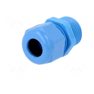 Cable gland | NPT1/2" | IP68 | Mat: polyamide | blue | UL94V-0