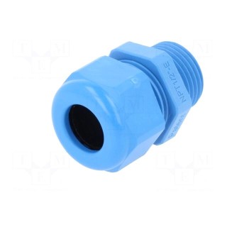 Cable gland | NPT1/2" | IP68 | polyamide | blue | UL94V-0 | HSK-K