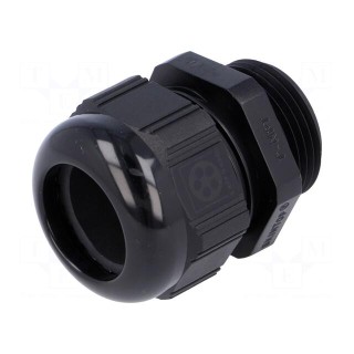 Cable gland | NPT1" | IP68 | polyamide | black | Resistance to: UV rays