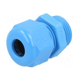 Cable gland | PG11 | IP68 | Mat: polyamide | blue | UL94V-0