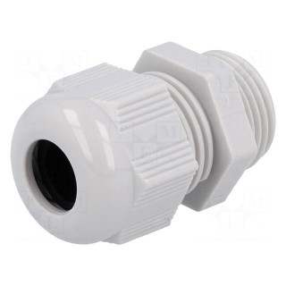 Cable gland | PG11 | IP68 | polyamide | grey | HELUTOP HT-PG