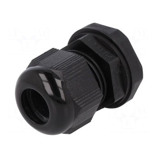 Cable gland | PG13,5 | IP66,IP68 | Mat: polyamide | black | Pcs: 10