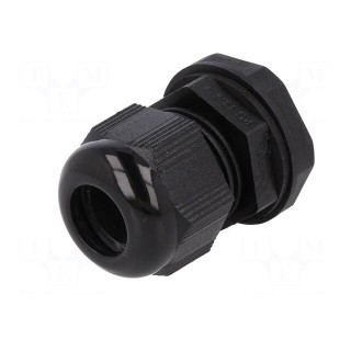 Cable gland | PG13,5 | IP66,IP68 | Mat: polyamide | black | Pcs: 10