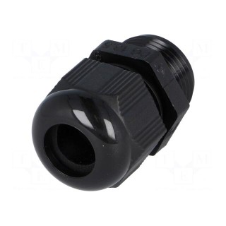 Cable gland | PG13,5 | IP68 | polyamide | black | HELUTOP HT-PG