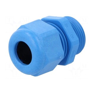 Cable gland | PG13,5 | IP68 | Mat: polyamide | blue | UL94V-0
