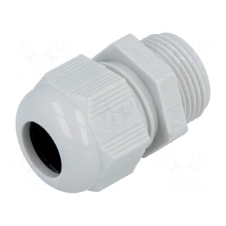Cable gland | PG13,5 | IP68 | polyamide | grey | HELUTOP HT-PG