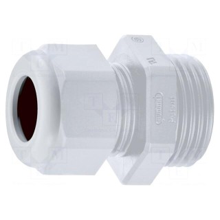 Cable gland | PG16 | IP54 | polyamide | grey | HSK-KE