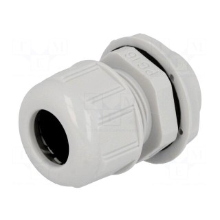 Cable gland | PG16 | IP68 | polyamide | light grey | UL94V-2 | GWconnect