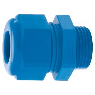 Cable gland | M40 | 1.5 | IP68 | polyamide | blue | UL94V-0 | HSK-K