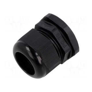 Cable gland | PG29 | IP68 | polyamide | black