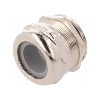 Cable gland | PG36 | IP68 | brass | Body plating: nickel