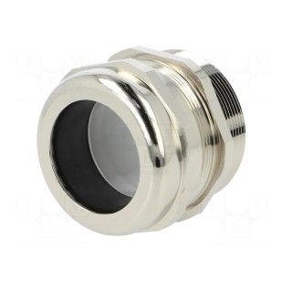 Cable gland | PG42 | IP68 | Mat: brass | Body plating: nickel