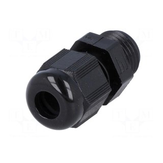 Cable gland | PG7 | IP68 | polyamide | black | HELUTOP HT-PG