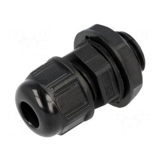 Cable gland | PG7 | IP68 | polyamide | black | UL94V-2 | GWconnect