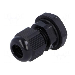 Cable gland | PG7 | IP68 | polyamide | black | UL94V-2 | 12.8mm