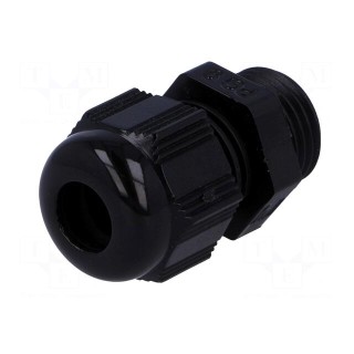 Cable gland | PG9 | IP68 | polyamide | black | HELUTOP HT-PG