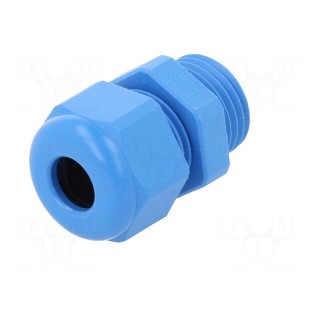 Cable gland | PG9 | IP68 | Mat: polyamide | blue | UL94V-0