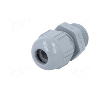 Cable gland | PG9 | IP68 | polyamide | dark grey