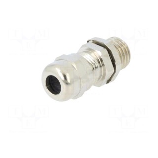 Cable gland | with earthing | M12 | 1,5 | IP68 | Mat: brass