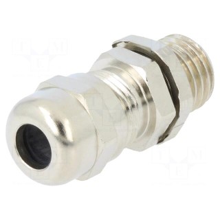 Cable gland | with earthing | M12 | 1,5 | IP68 | Mat: brass