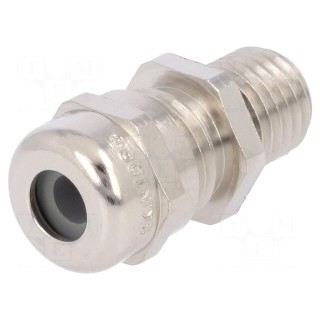 Cable gland | with long thread | M12 | 1,5 | IP68 | Mat: brass