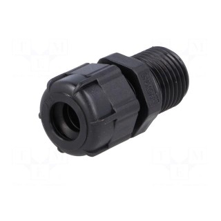 Cable gland | with long thread | M16 | 1.5 | IP68 | polyamide | black